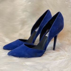 Steve Madden Blue Suede Pumps size 8.5